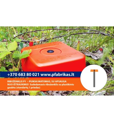 Межевый знак P1 тупой  